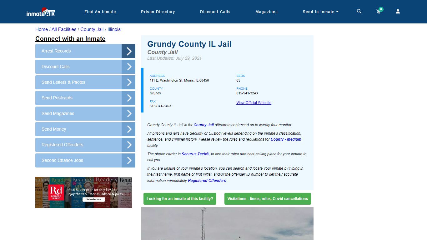 Grundy County IL Jail - Inmate Locator - Morris, IL